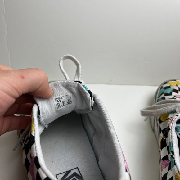 Vans Checkared Butterfly Old Skool Sneaker Shoes Skate W 8 - Picture 8 of 9